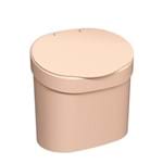 Ficha técnica e caractérísticas do produto Lixeira de Pia 4,0 Litros Basic Rosa Blush Coza
