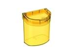 Ficha técnica e caractérísticas do produto Lixeira de Pia Glass 2,7 Litros Amarelo Coza