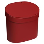 Ficha técnica e caractérísticas do produto Lixeira para Pia Basic 4 Litros Vermelha Coza