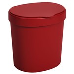 Ficha técnica e caractérísticas do produto Lixeira para Pia Basic 2,5 Litros Vermelha Coza