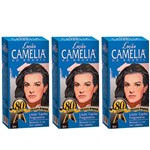 Ficha técnica e caractérísticas do produto Loção Camélia do Brasil Feminina 150ml Kit com 3 Unidades - Camelia