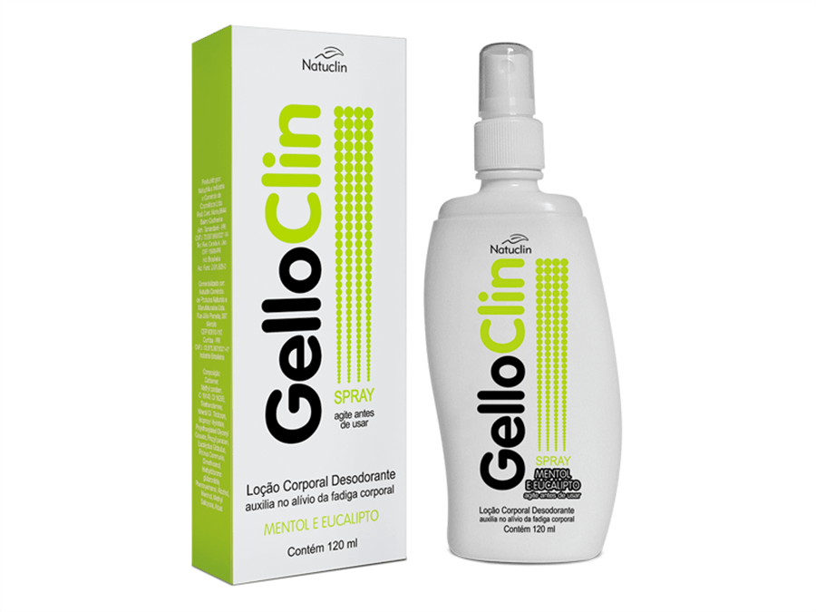 Ficha técnica e caractérísticas do produto Loção Corporal Desodorante Gello Clin com Mentol e Eucalipto Natuclin