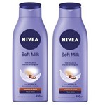 Ficha técnica e caractérísticas do produto Loção Hidratante Nivea Body Soft Milk 200Ml C/ 2 Unidades