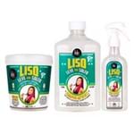 Ficha técnica e caractérísticas do produto Lola Cosmetics Liso Leve And Solto Kit - Shampoo + Máscara + Spray Kit