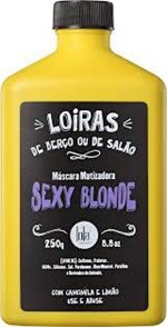 Ficha técnica e caractérísticas do produto Lola Cosmetics - Sexy Blonde Máscara Matizadora 250g - Lola Cosmétics