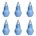 Ficha técnica e caractérísticas do produto Lolly Aspirador Nasal Azul 0 a 6 Meses (Kit C/06)
