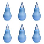 Ficha técnica e caractérísticas do produto Lolly Aspirador Nasal Azul 0 a 6 Meses - Kit com 06