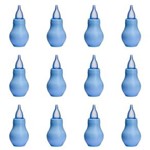 Ficha técnica e caractérísticas do produto Lolly Aspirador Nasal Azul 0 a 6 Meses - Kit com 12