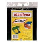 Ficha técnica e caractérísticas do produto Lona Plástica 4 X 5 M Preta Plasitap Plasitap