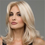Ficha técnica e caractérísticas do produto Long Ombre Brown Ash Blonde High Density Temperature Synthetic Wig For Black/White Women Glueless Wavy Cosplay Hair Wig