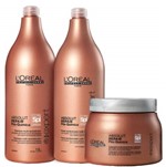 Ficha técnica e caractérísticas do produto L'Oréal Absolut Repair Pós Química Shampoo (1500ml), Condicionador (1500ml) e Máscara (500ml)