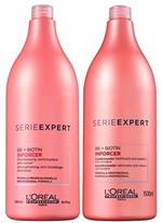 Ficha técnica e caractérísticas do produto L'Oréal Inforcer Shampoo (1500ml) e Condicionador (1500ml)