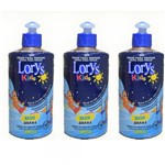 Ficha técnica e caractérísticas do produto Lorys Kids Blue Creme P/ Pentear Infantil 300g (Kit C/03)