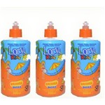 Lorys Kids Orange Creme P/ Pentear Infantil 300g (kit C/03)