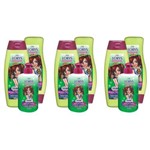Lorys Kids Princess Star Shampoo + Condicionador 500ml + Creme 300g (kit C/03)