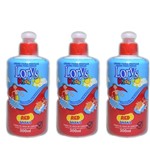 Ficha técnica e caractérísticas do produto Lorys Kids Red Shake Creme P/ Pentear Infantil 300g (Kit C/03)