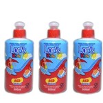 Ficha técnica e caractérísticas do produto Lorys Kids Red Shake Creme para Pentear Infantil 300g - Kit com 03