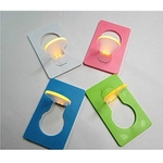 Ficha técnica e caractérísticas do produto LouisaStore portátil de bolso LED Cartão Light Lamp Coloque em carteira, bolsa (10pcs)