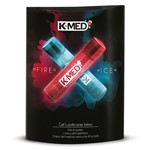 Ficha técnica e caractérísticas do produto Lubrificante Íntimo Kmed Fire Gel 40g + Lubrificante Íntimo Kmed Ice Gel 40g