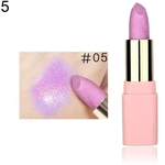 Ficha técnica e caractérísticas do produto LULAA Glitter Pearl Lip Cream Lipstick Maquiagem Hidratante Natural Duradoura