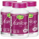 Ficha técnica e caractérísticas do produto Lumicap Hair Fortalecimento Capilar 60 Cápsulas 500mg Kit com 3