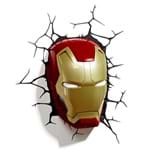Ficha técnica e caractérísticas do produto Luminária Máscara Homem de Ferro - Vingadores - 3D Light FX