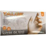 Ficha técnica e caractérísticas do produto Luva De Vinil Descartável Talge Com Talco 100 Unidade Tam. G
