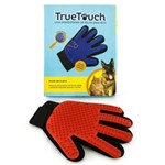 Ficha técnica e caractérísticas do produto Luva Removedora de Pelos Cães e Gatos True Touch Direita Red