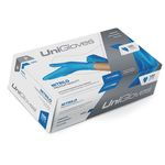 Ficha técnica e caractérísticas do produto Luva Unigloves Nitrilo Sem Pó Premium Quality Azul