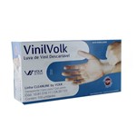 Ficha técnica e caractérísticas do produto Luvas de Procedimento Volk Vinil Tamanho P com 100 Unidades (Com Amido)