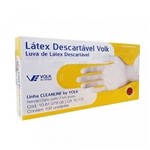 Ficha técnica e caractérísticas do produto Luvas Latex Volk Descartavel G C/100