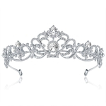 Ficha técnica e caractérísticas do produto Luxo Crystal Crown nupcial Tiaras Diadem por Mulheres Cabelo Acessórios DA004-A