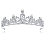 Ficha técnica e caractérísticas do produto Luxo Crystal Crown nupcial Tiaras Diadem por Mulheres Cabelo Acessórios DA005-A