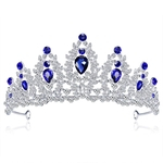 Ficha técnica e caractérísticas do produto Luxo Crystal Crown nupcial Tiaras Diadem por Mulheres Cabelo Acessórios DA015-A