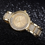 Ficha técnica e caractérísticas do produto LVPAI Watches Women Quartz Wristwatch Clock Ladies Dress Gift Watches GD