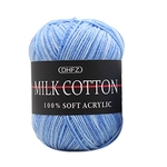 Ficha técnica e caractérísticas do produto M?o Knitting colorida 50g l? Knitting Crochet Leite Suave Beb¨º Fios de Algod?o E