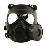 Máscara de gás campo tático máscara máscara de caveira Duplo vento Tambor Com Fan Gas