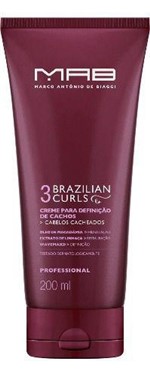 Ficha técnica e caractérísticas do produto Mab Creme Finalizador Brazilian Curls 200 Ml