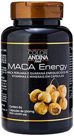 Ficha técnica e caractérísticas do produto Maca Energy - 60 Cápsulas - Color Andina, Color Andina