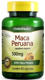 Ficha técnica e caractérísticas do produto Maca Peruana 500mg - 60 Caps - Maxinutri