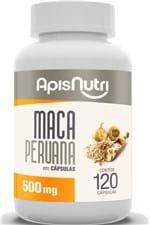 Ficha técnica e caractérísticas do produto Maca Peruana 500mg Apisnutri 120 Capsulas