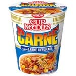 Ficha técnica e caractérísticas do produto Macarrão Instantâneo Sabor Carne Defumada Cup Noodles Nissin 69g