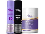 Ficha técnica e caractérísticas do produto Magic Color - Kit 3D Shampoo 300ml + Matizador Tradicional 300ml + Noblesse K 800g