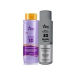 Ficha técnica e caractérísticas do produto Magic Color - Kit 3D Shampoo + Matizador Blond Black Efeito Grafite 500ml