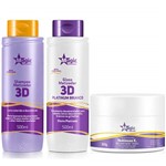 Ficha técnica e caractérísticas do produto Magic Color - Kit 3D Shampoo + Matizador Platinum Branco Efeito Platinado + Noblesse K