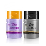 Magic Color - Mini Kit 3d Shampoo + Matizador Blond Black Efeito Grafite 100ml
