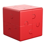 Ficha técnica e caractérísticas do produto Magic Cube puzzle liberar o estresse de alumínio Toy Magic Cube liga para adultos dos miúdos