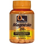 Ficha técnica e caractérísticas do produto Magnésio 260mg - 60 Comprimidos - OH2 Nutrition