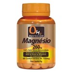 Ficha técnica e caractérísticas do produto Magnésio 260mg Oh2 Nutrition - 60 Comprimidos