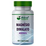 Ficha técnica e caractérísticas do produto Magnésio Dimalato 400mg 60 Cápsulas - Natural Essência